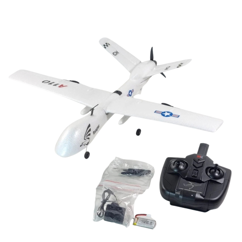 Rc Glider Plane Mq-9 Drone 2.4g Remote Control Airplane 6-Axis Gyro Kids Gift 14+