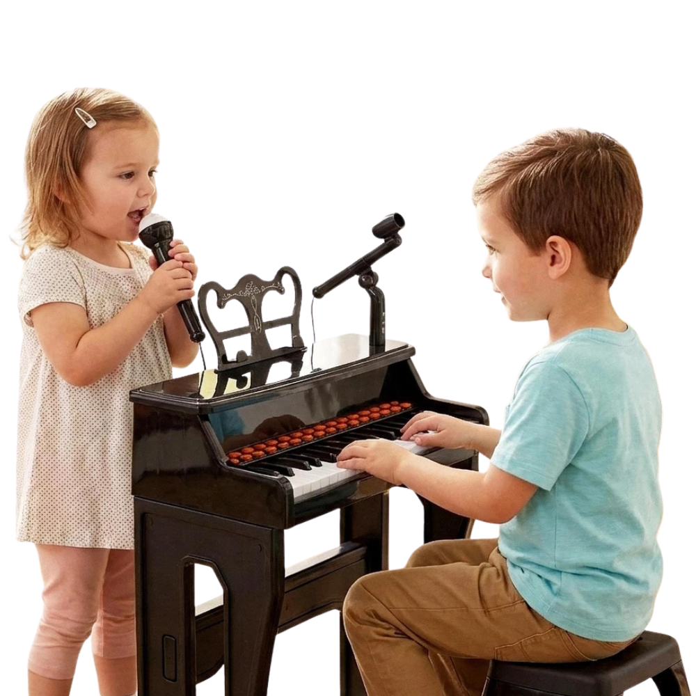 Kids Electronic Piano Keyboard 37 Keys Musical Instrument with Microphone