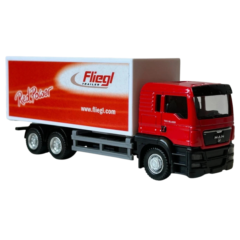 RMZ City MAN TGS Fliegl Delivery Truck 1:64 Scale Diecast Model Lorry Toy