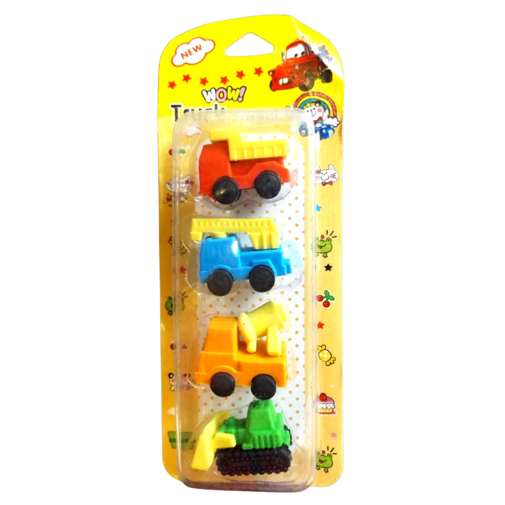 24x Packets Kids Novelty Erasers Stationery Pinata Party Bag Toys