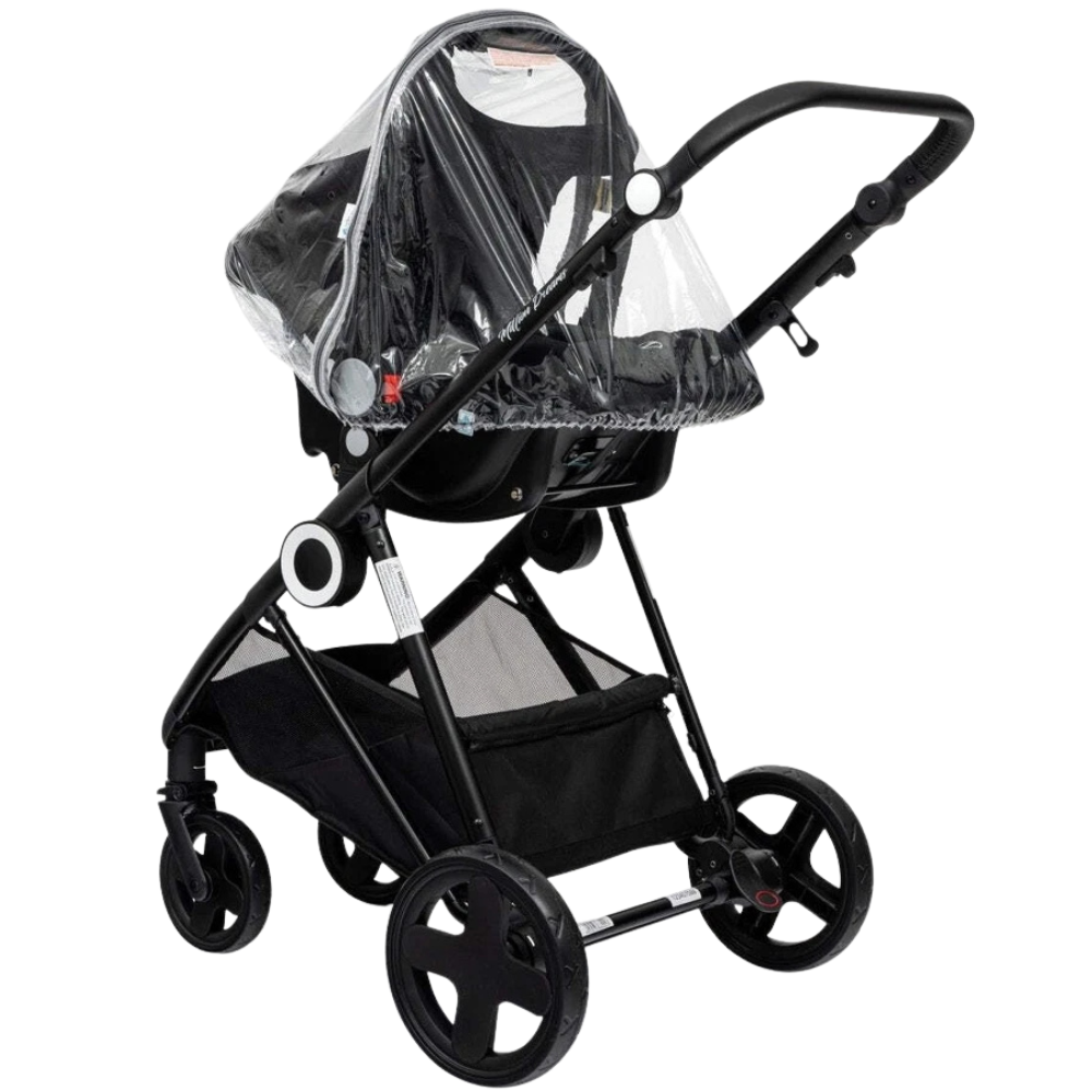 Universal Newborn Deluxe Car Seat Rain Cover Fits All Models Baby Weather Protection Cover