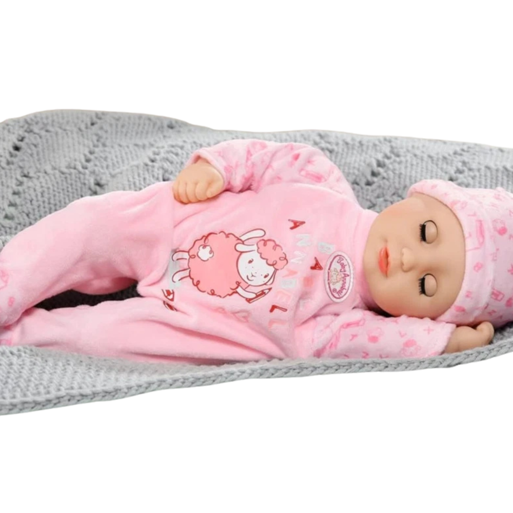 Baby Annabell Little Annabell Doll 36cm with Soft Body, Sleeping Eyes, Bottle, Hat and Romper