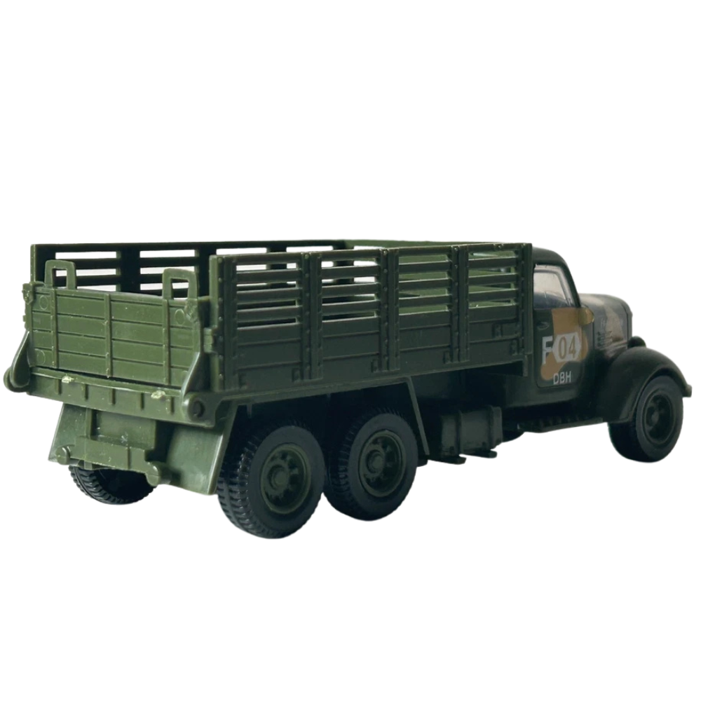 Military Army Transporter Lorry Truck Diecast Model Toy with Moving Parts 1:64 Scale