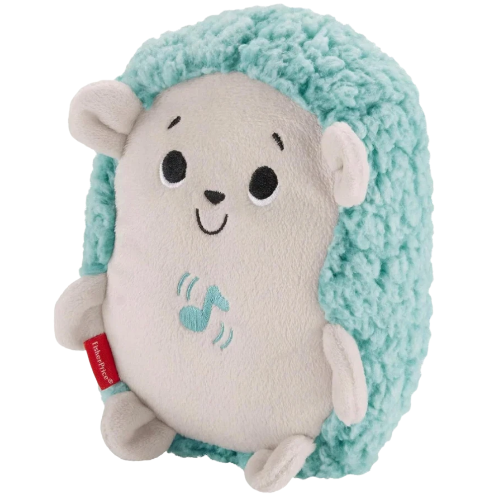 Fisher-Price Calming Vibes Hedgehog Soother Baby Sound Machine Plush Toy for Sleep & Comfort
