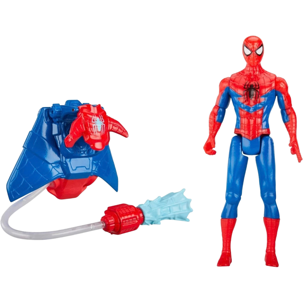 Marvel Spider-Man Web Splashers 4 Inch Action Figure Water Blaster Backpack Toy 4+