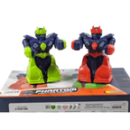 Remote Control Fighting Robots Rc Boxing Battle 2 Player Set Kids Gift Age 6+ Red Green