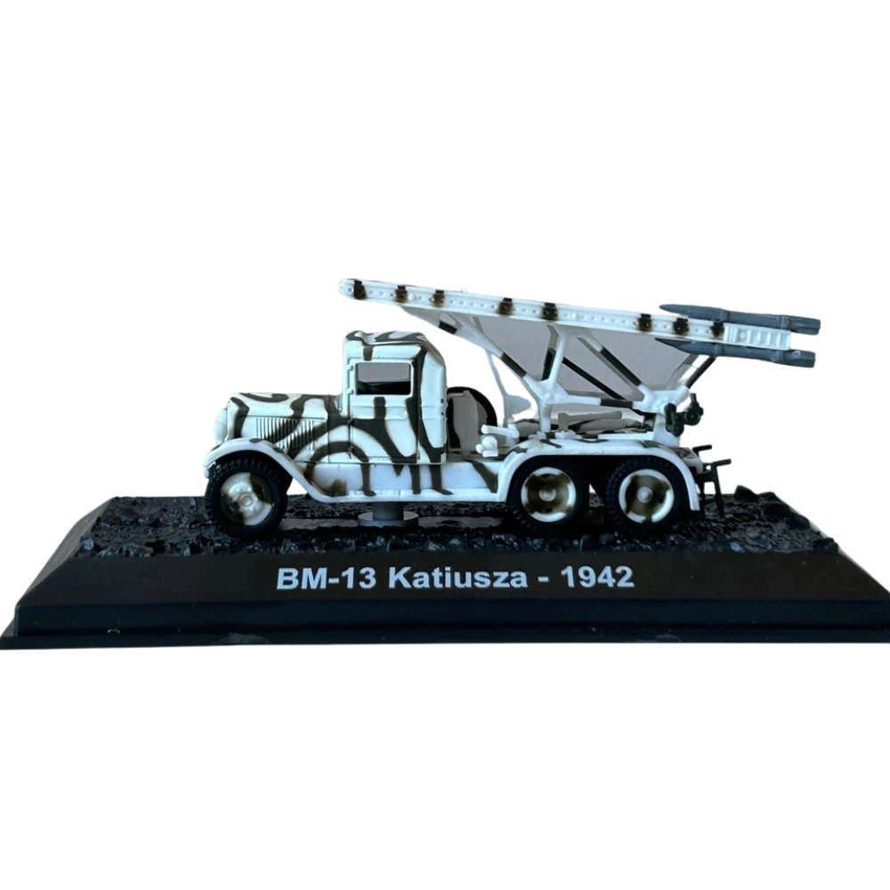 Bm-13 Katyusha 1942 Russian Military Rocket Artillery Truck Diecast Model 1:72 Scale Toy