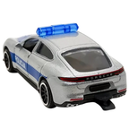 Majorette Porsche Panamera Turbo Polish Police SOS Diecast Car Model 1:64 Scale Toy Vehicle