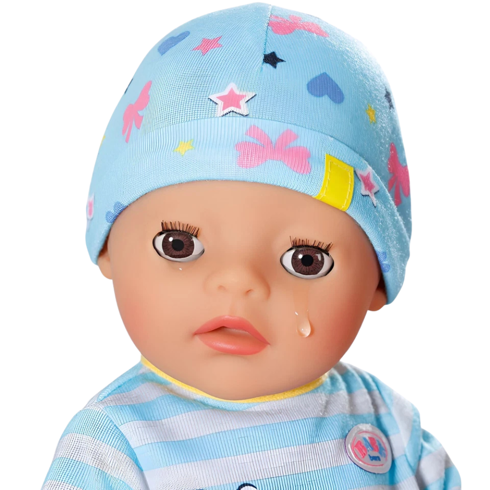 New Baby Born Little Boy Doll 36cm with Accessories, Interactive Baby Toy for Boys and Girls