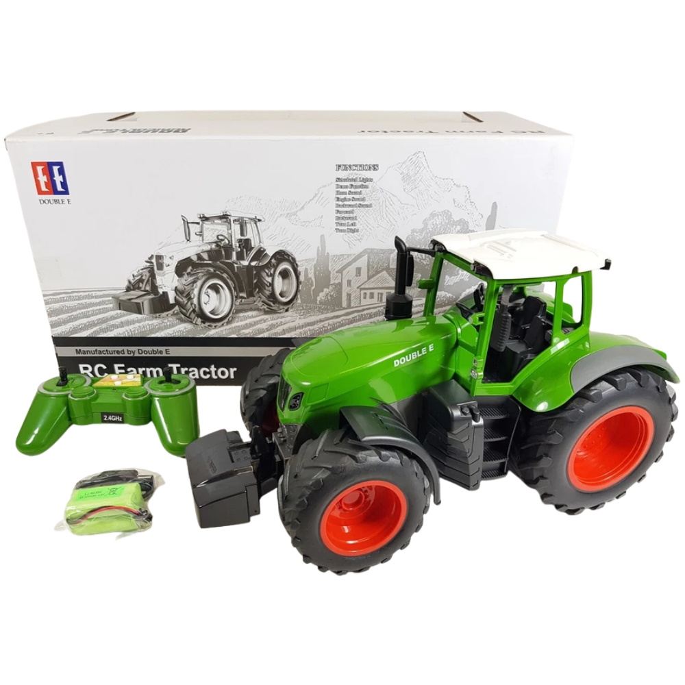 Remote Control Farm Tractor Rc 1:16 Scale 2.4ghz Lights Sound Kids Gift Toy for Boys Girls