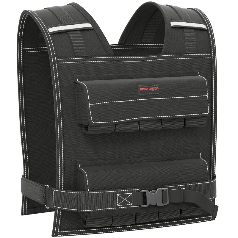 Running Weight Vest 20kg with Reflective Strips