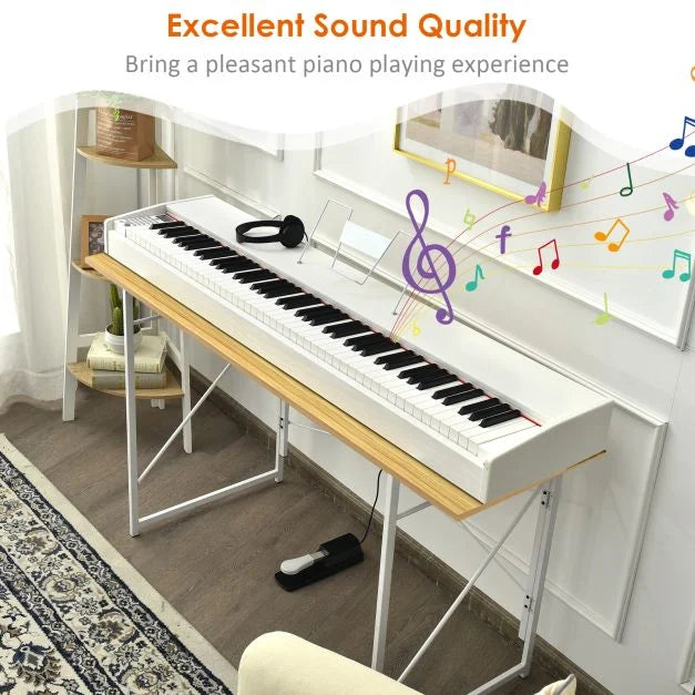 Full-Size 88-Key Weighted Digital Piano for Beginners, Kids & Adult Learners