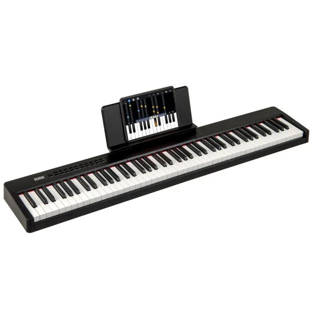 88-Key Velocity-Sensitive Piano Keyboard with Music Stand and Carry Bag