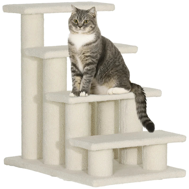 4-Step Pet Ladder for Dogs & Cats