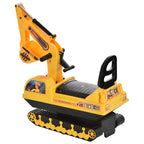 Excavator Ride On Toy Tractor – Movable Digger Construction Truck for 3 Year Olds