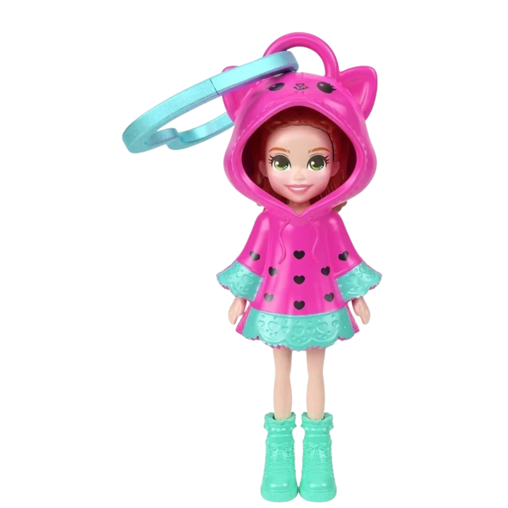 Polly Pocket Accessories Doll Set 9 Cm Trendy Outfit & Mini Dolls Mattel Toy