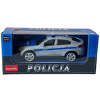 Rastar Bmw X6 Police Car Diecast Model Toy 1:43 Scale German Polish Police Collectible