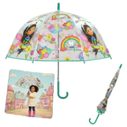 Kids Character Dome Umbrella 70cm Windproof Bubble Brolly