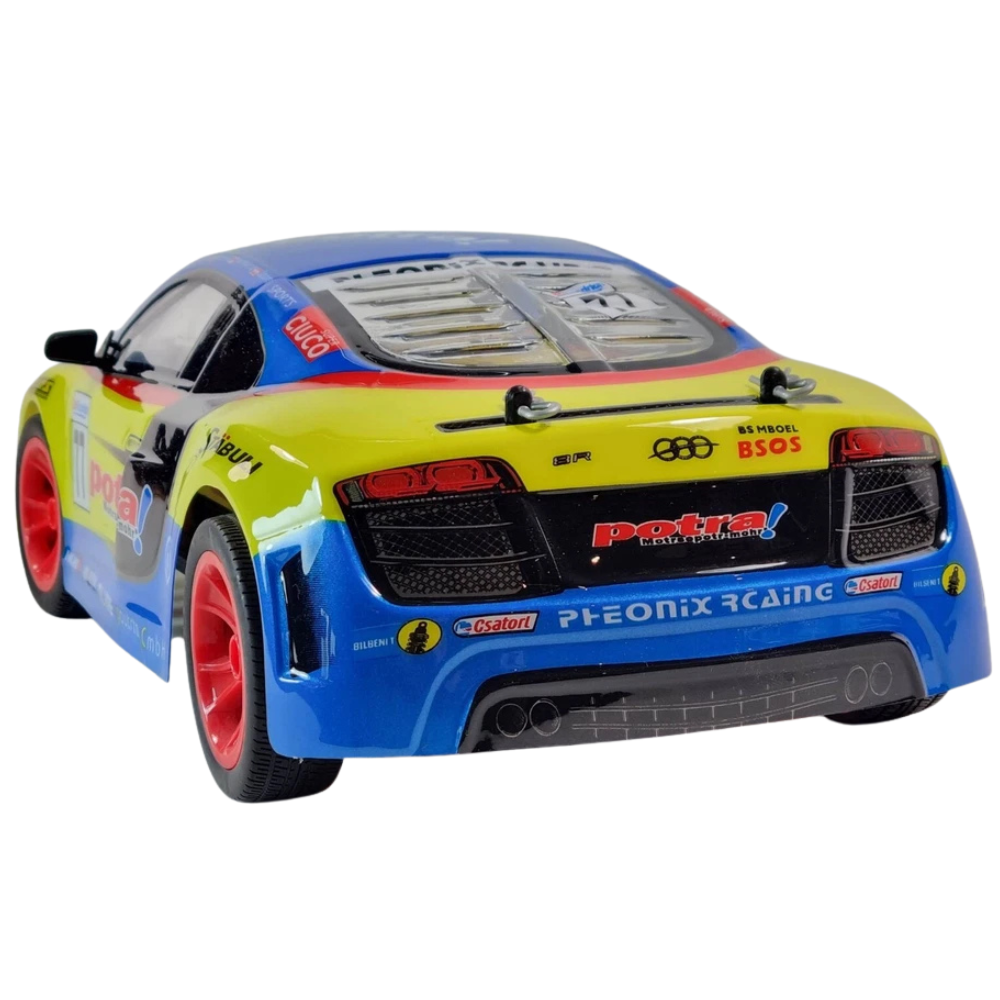 1:10 Rc Audi Quattro Rally Supra Remote Control Car Kids Toy Rwd Battery Powered Gift