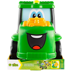 John Deere Johnny Tractor Ride-On Toy with Lights, Sounds, Tool Kit and Storage Seat 3+