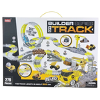 Kids Construction Race Track Set 279pcs DIY Building Crane Cars 5.65m Track 3+