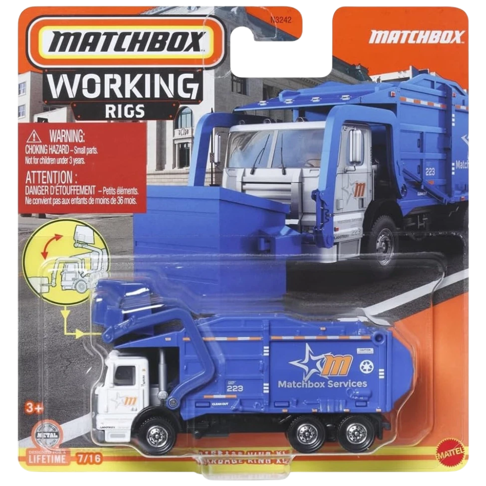 Matchbox Real Working Rigs 1:64 Die-Cast Trucks Choose Model Moving Working Rig