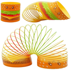 Hamburger Magic Spring Slinky Fidget Toy Kids 3+