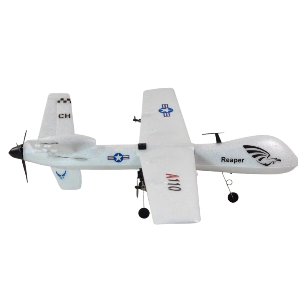 Rc Glider Plane Mq-9 Drone 2.4g Remote Control Airplane 6-Axis Gyro Kids Gift 14+