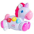 Bright Starts Rock & Glow Unicorn Baby Toy Lights Sounds Musical Learning Toy 6m+