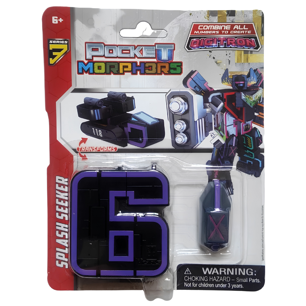 Pocket Morphers Series 3 Digitron Transforming Robot Figure Choose Number Collectible Toy