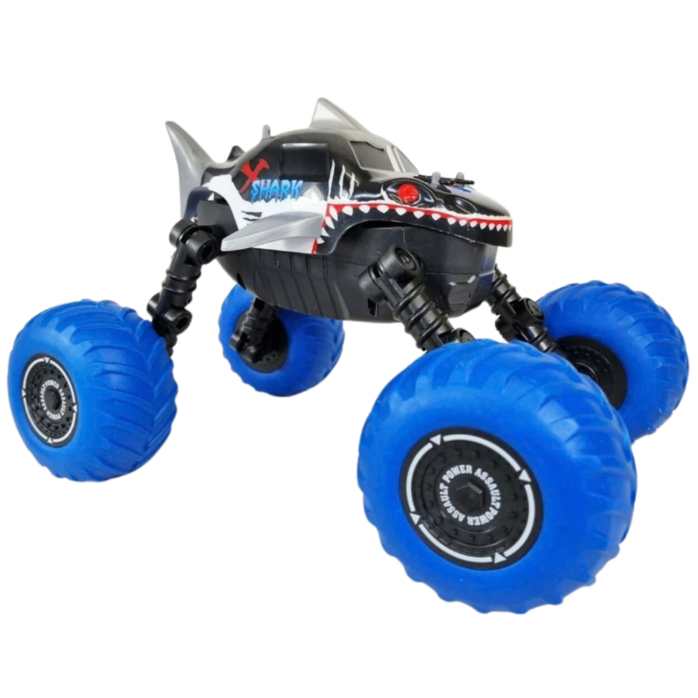 RC Transforming Shark Monster Truck 4WD 2.4GHz 100+ Poses Rock Crawler Kids 8+