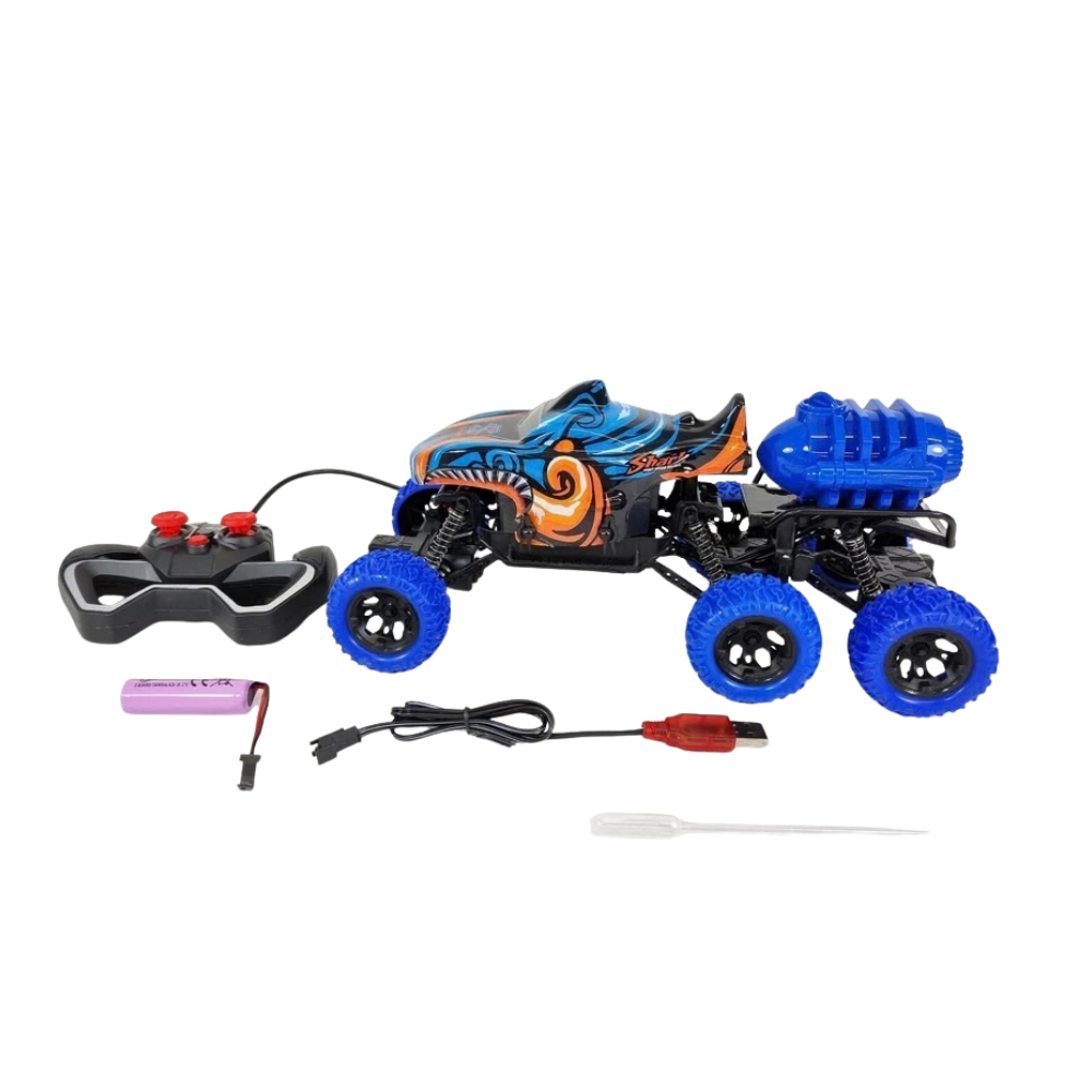Remote Control Monster Truck Rc 6x6 4wd Smoking Steam 1:16 Off-Road Rock Crawler Kids Gift 8+ Uk