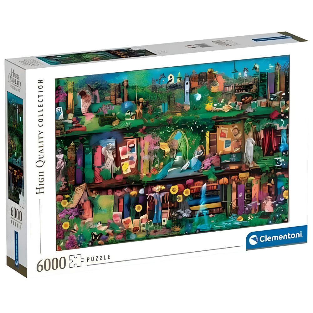 Clementoni Garden Shelf Jigsaw Puzzle 6000 Pieces Premium Quality Adult Puzzle