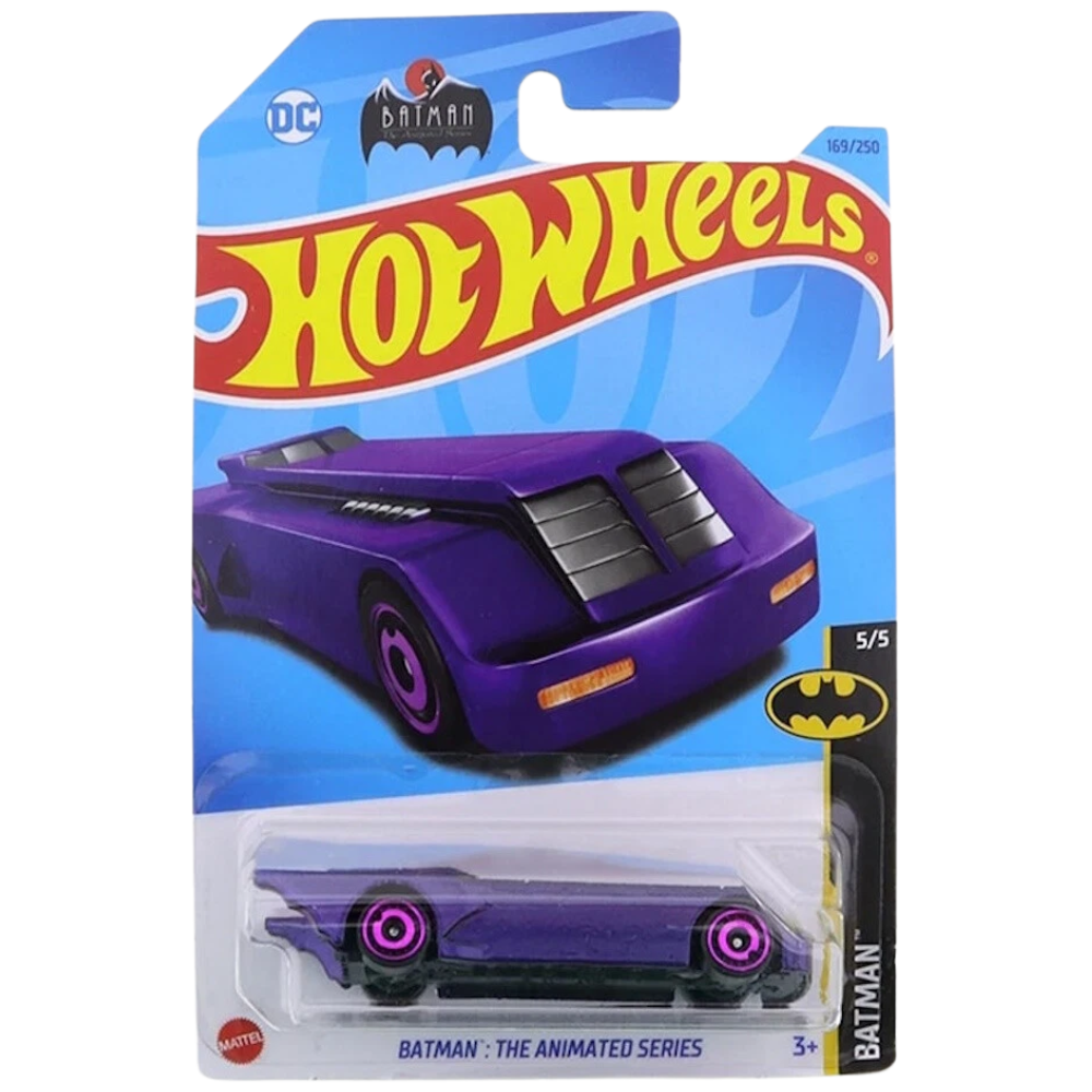 Hot Wheels Batman The Animated Series Batmobile Die-Cast Vehicle 1:64 Scale Model Car