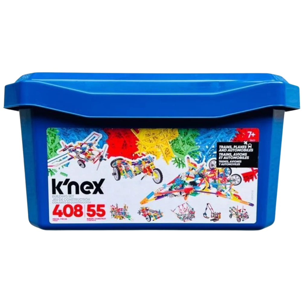 K’NEX Trains Planes & Automobiles Building Set Creative Construction Toy Kids 7+