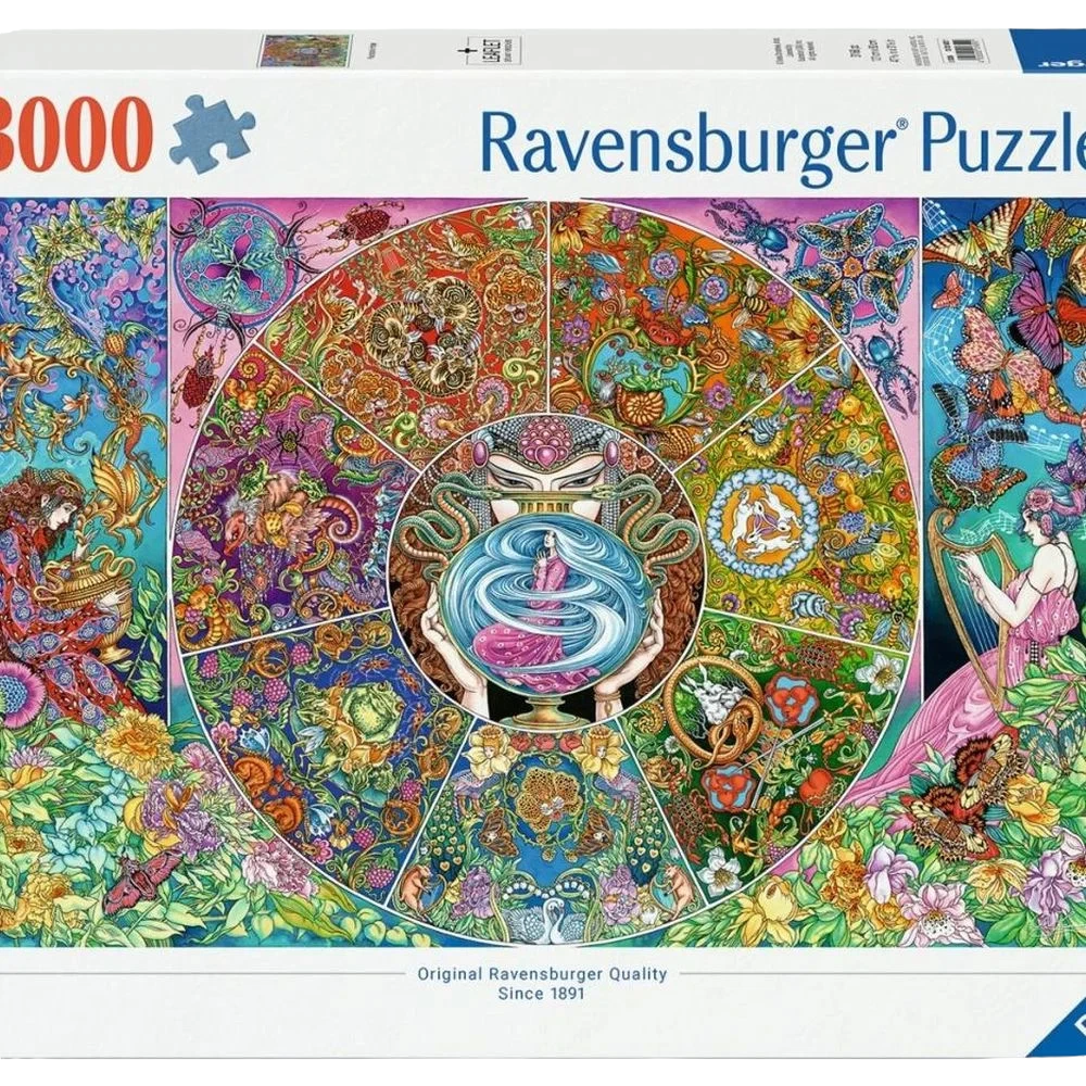 Ravensburger Pandora's Hope 3000 Piece Jigsaw Puzzle, Premium Quality Puzzle for Adults