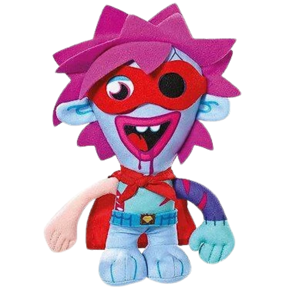 Moshi Monsters Super Moshi Zommer Soft Plush Toy 20.5cm Kids Childrens Toy with Cape & Mask