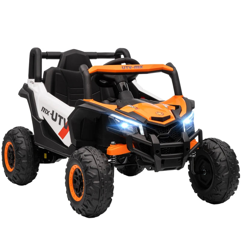 Remote Control 12V Kids Electric Ride-On Car with Suspension and Music for Ages 3-5