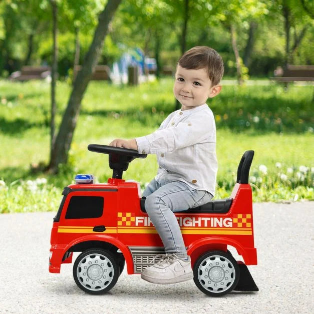 Kids Ride-On Push Car Licensed Mercedes-Benz Firefighter Edition