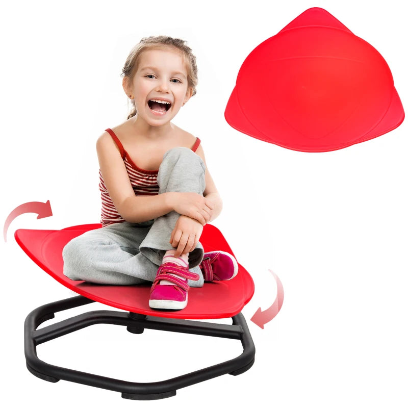 Kids Spinning Chair – Red Sensory Seat for Balance, Coordination & Movement