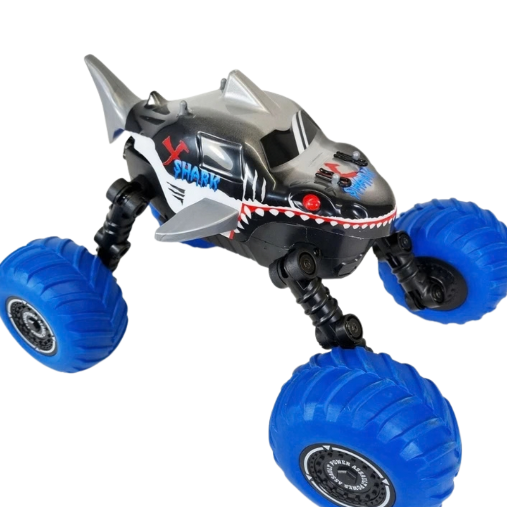 RC Transforming Shark Monster Truck 4WD 2.4GHz 100+ Poses Rock Crawler Kids 8+