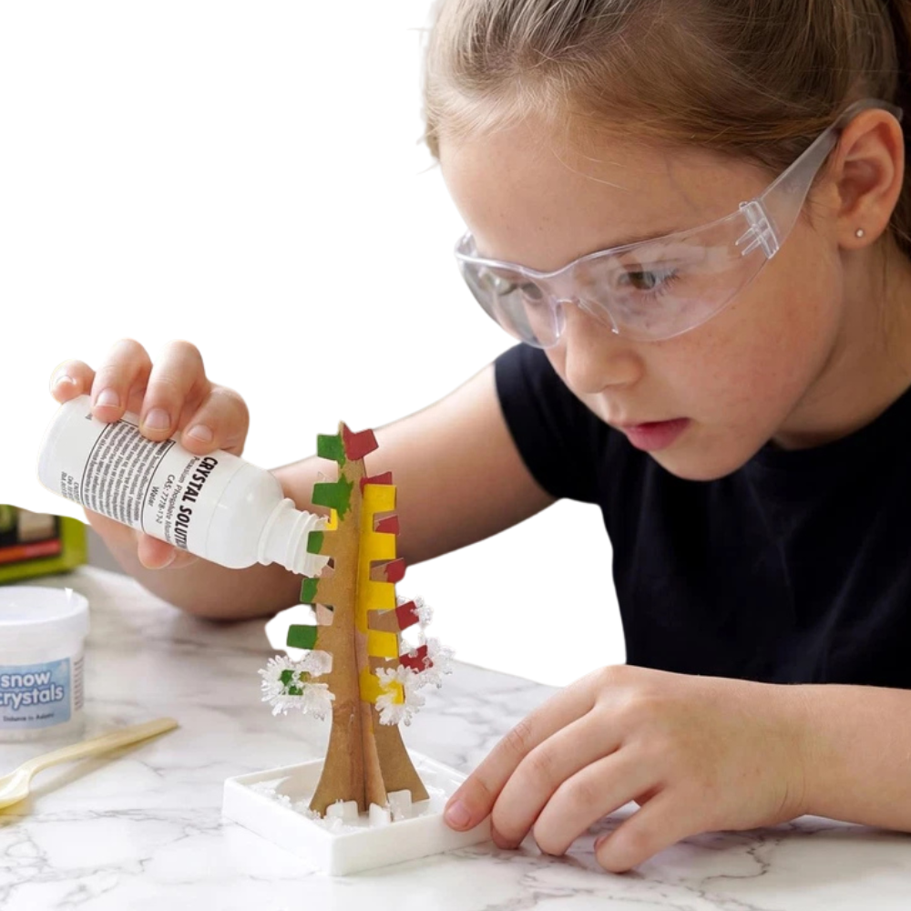 Kids Science Set 6-in-1 Experiment Kit Gemstone Dig Crystal Volcano STEM Toy