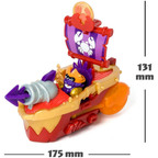 Magic Box Piratix Adventure World Golden Treasure Sea Crusher Collectable Figure Pirate Toy & Character Figure