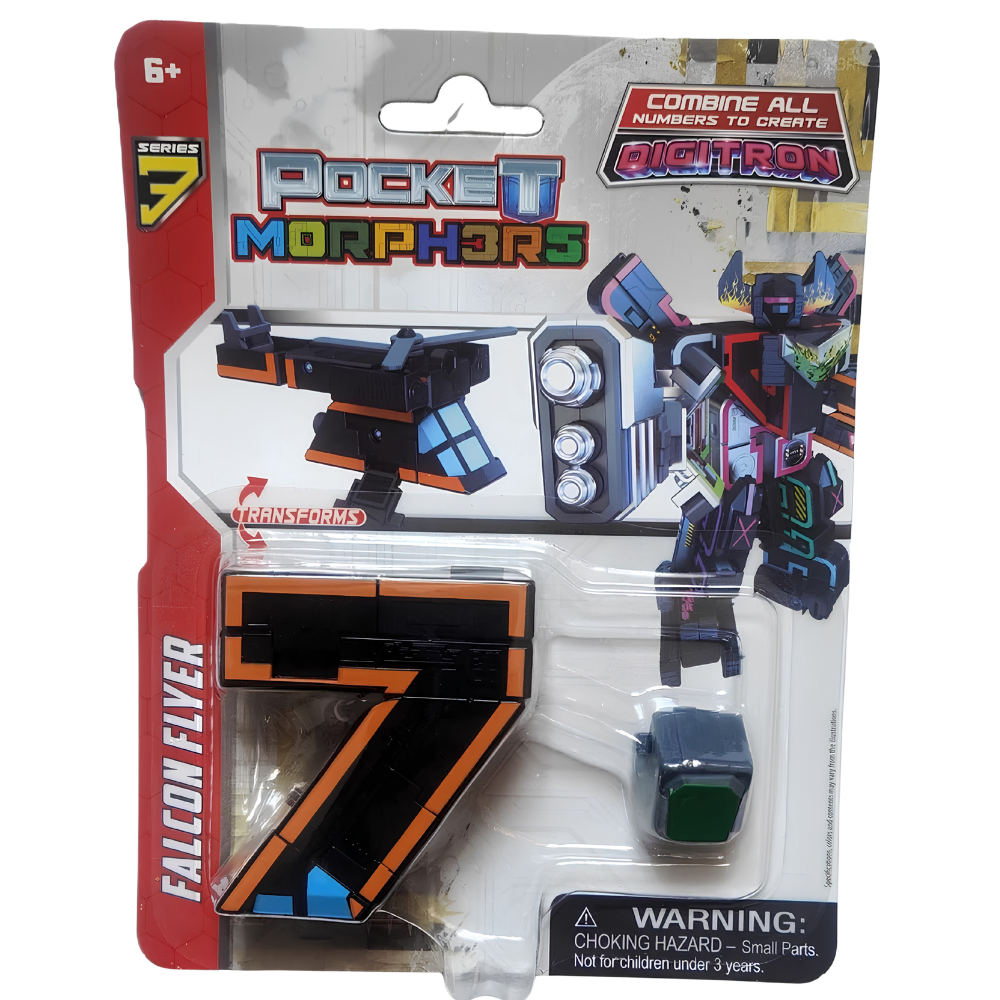 Pocket Morphers Series 3 Digitron Transforming Robot Figure Choose Number Collectible Toy