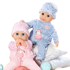 Baby Annabell Little Annabell Doll 36cm with Soft Body, Sleeping Eyes, Bottle, Hat and Romper