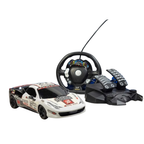 Remote Control Racing Car Rc 1:16 Steering Wheel Pedals Traffic Light Kids Racing Simulator Toy Gift