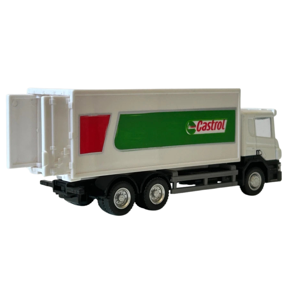Rmz City Scania P-Series Castrol Swedish Diecast Lorry Truck Model Toy 1:64 Scale Collectible