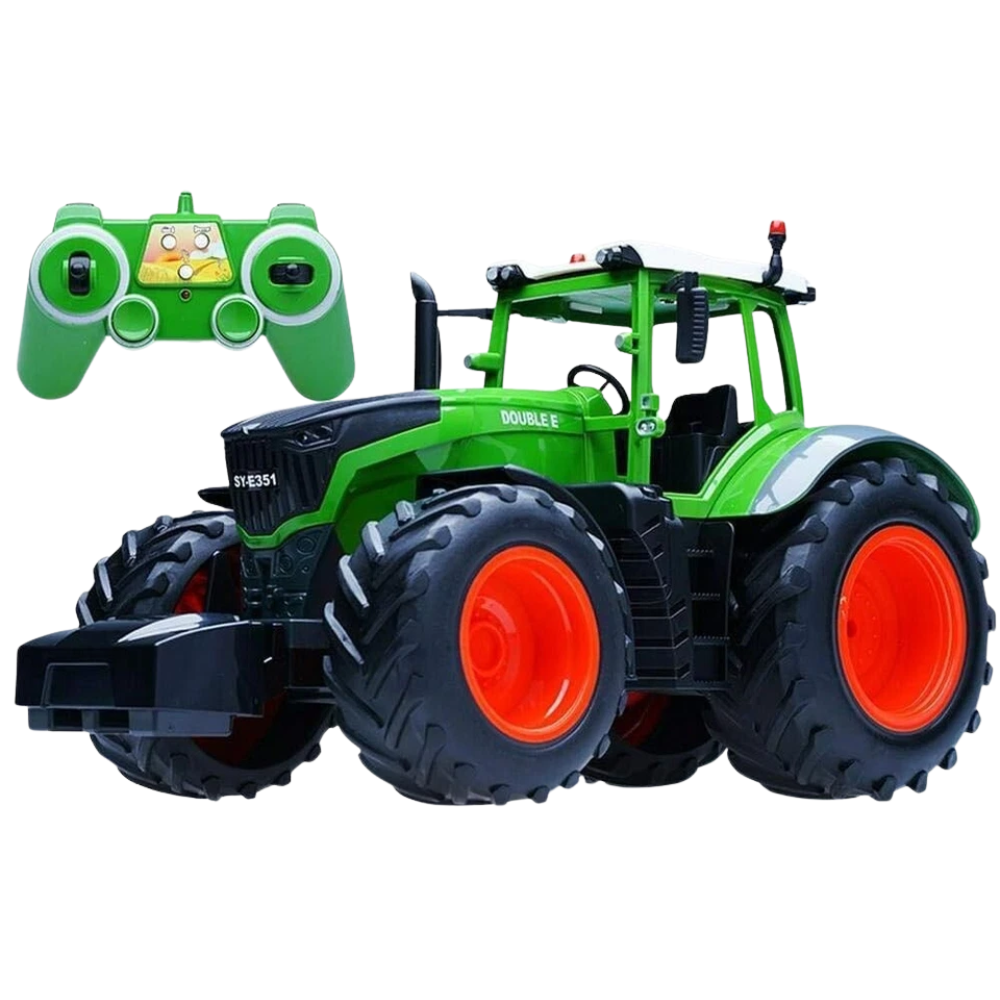 Remote Control Farm Tractor Rc 1:16 Scale 2.4ghz Lights Sound Kids Gift Toy for Boys Girls