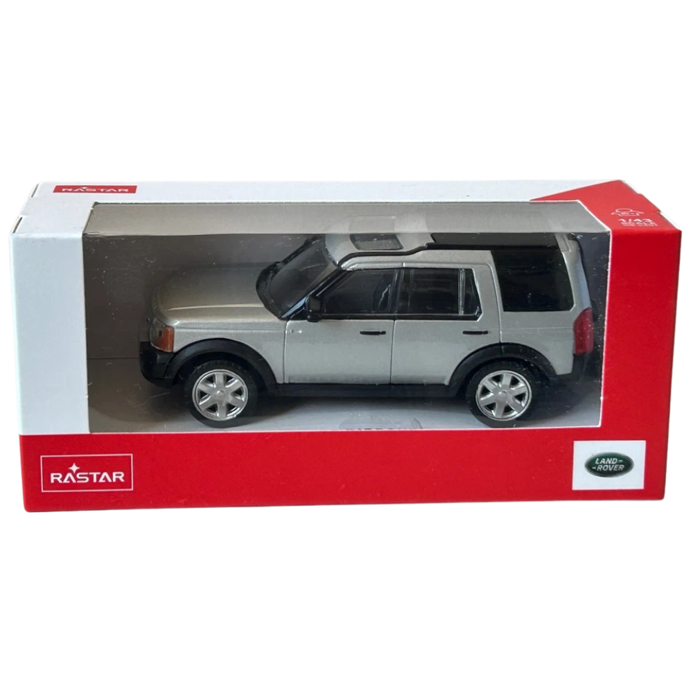 Rastar Land Rover Discovery 3 Silver 1:43 Scale Diecast Model Car Collectible Toy