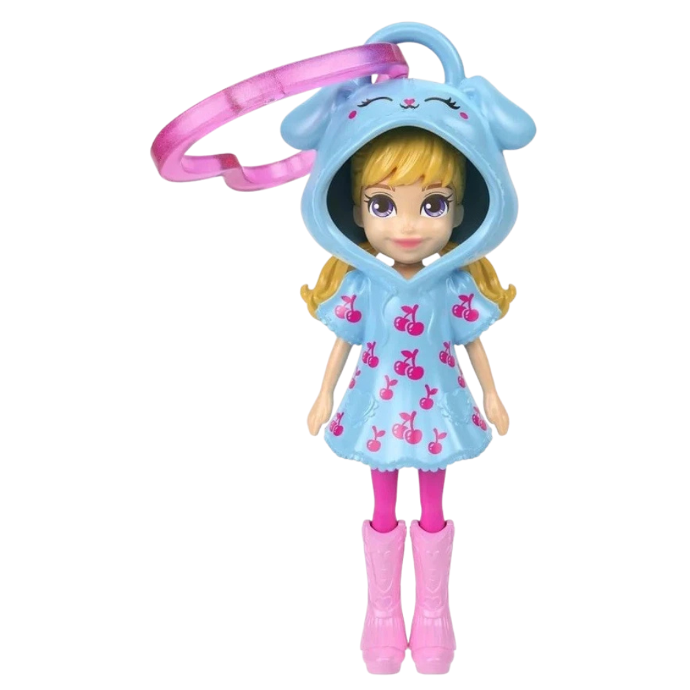 Polly Pocket Accessories Doll Set 9 Cm Trendy Outfit & Mini Dolls Mattel Toy